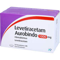 Levetiracetam Aurobindo 1000 mg Filmtabletten, 50 Stk., PUREN Pharma GmbH & Co. KG