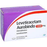 Levetiracetam Aurobindo 1000 mg Filmtabletten, 50 Stk., PUREN Pharma GmbH & Co. KG