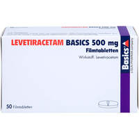 LEVETIRACETAM BASICS 500mg Filmtabletten, 50 Stk., Basics GmbH
