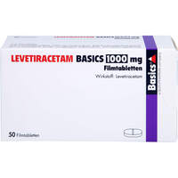 LEVETIRACETAM BASICS 1000mg Filmtabletten, 50 Stk., Basics GmbH
