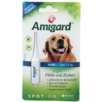 AMIGARD Spot-on Hund &uuml;ber 15 kg, 4 ml, Solnova AG