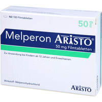 Melperon Aristo 50mg Filmtabletten, 100 st, Aristo Pharma GmbH