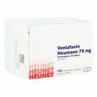 VENLAFAXIN HEUMANN 75 MG HARTKAPS. RETARD. HEUNET, 100 st, Heunet Pharma GmbH