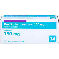 Quetiapin-1A Pharma 150mg Filmtabletten, 50 st, 1 A Pharma GmbH