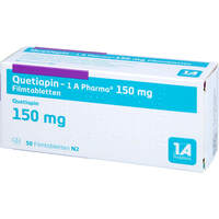 Quetiapin-1A Pharma 150mg Filmtabletten, 50 st, 1 A Pharma GmbH