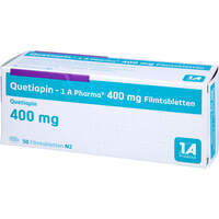 Quetiapin-1A Pharma 400mg Filmtabletten, 50 st, 1 A Pharma GmbH