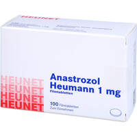 ANASTROZOL HEUMANN 1 MG FILMTABLETTEN HEUNET, 100 st, Heunet Pharma GmbH