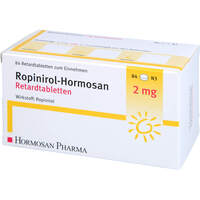 Ropinirol-Hormosan 2mg Retardtabletten, 84 st, Hormosan Pharma GmbH
