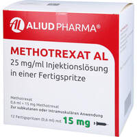 Methotrexat AL 15 (25 mg/ml) Inj.Lsg.i.e.FER, 12x0.6 ml, Aliud Pharma GmbH