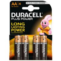 Duracell Plus Power-AA(MN1500/LR6) K4, 4 st, Duracell Germany GmbH