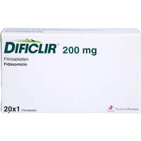Dificlir 200mg Filmtabletten, 20 st, Tillotts Pharma GmbH