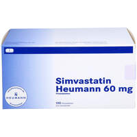 Simvastatin Heumann 60mg Filmtabletten, 100 st, Heumann Pharma GmbH & Co. Generica KG
