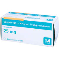 Exemestan - 1 A Pharma 25mg Filmtabletten, 100 Stk., 1 A Pharma GmbH