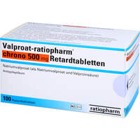 Valproat-ratiopharm chrono 500mg Retardtabletten, 100 Stk., ratiopharm GmbH
