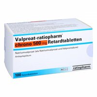 Valproat-ratiopharm chrono 500mg Retardtabletten, 100 Stk., ratiopharm GmbH
