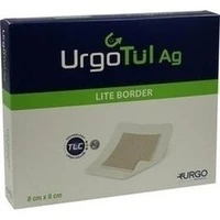 UrgoTül Ag Lite Border 8x8cm, 10 Stück, Urgo GmbH