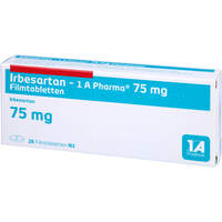 Irbesartan - 1 A Pharma 75 mg Filmtabletten, 28 st, 1 A Pharma GmbH