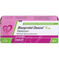 Bisoprolol Dexcel 5mg Tabletten, 30 Stk., Dexcel Pharma GmbH