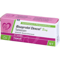 Bisoprolol Dexcel 5mg Tabletten, 30 Stk., Dexcel Pharma GmbH