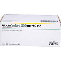 isicom retard 200mg/50mg Retardtabletten, 100 st, Desitin Arzneimittel GmbH