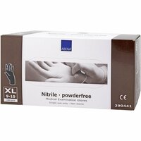 Nitril-Handschuhe puderfrei schwarz X-Large, 180 st, Abena GmbH