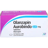 Olanzapin Aurobindo 2.5mg Tabletten, 56 Stk., PUREN Pharma GmbH & Co. KG