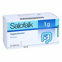 Salofalk 1g Suppositorien, 30 st, Eurimpharm Arzneimittel GmbH