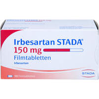 Irbesartan STADA 150mg Filmtabletten, 98 Stk., STADAPHARM GmbH Irbesartan STADA 150mg Filmtabletten, 98 Stk., STADAPHARM GmbH