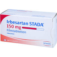 Irbesartan STADA 150mg Filmtabletten, 98 Stk., STADAPHARM GmbH Irbesartan STADA 150mg Filmtabletten, 98 Stk., STADAPHARM GmbH
