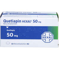 Quetiapin HEXAL 50mg Retardtabletten, 50 st, HEXAL AG