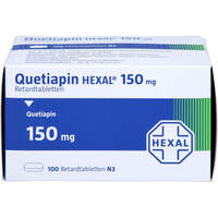 Quetiapin HEXAL 150 mg Retardtabletten, 100 st, HEXAL AG