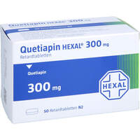 Quetiapin HEXAL 300mg Retardtabletten, 50 Stk., HEXAL AG