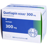 Quetiapin HEXAL 300mg Retardtabletten, 100 st, HEXAL AG