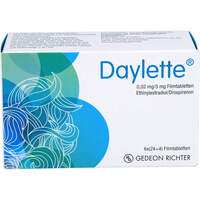 DAYLETTE 0.02mg/3mg Filmtabletten, 6x28 Stk., Gedeon Richter Pharma GmbH