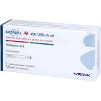 Gonal-F 450I.E./0.75ml 33Mikrogramm/0.75ml Fer.Pen, 1 st, Axicorp Pharma B.V.