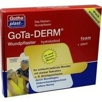 GoTa-DERM foam Hydrokolloid steril 10x10cm, 10 Stück, Gothaplast GmbH