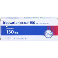 Irbesartan HEXAL 150mg Ftb., 28 st, HEXAL AG