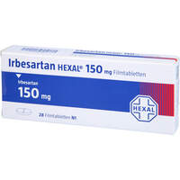 Irbesartan HEXAL 150mg Ftb., 28 st, HEXAL AG