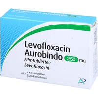 Levofloxacin Aurobindo 250mg Filmtabletten, 5 st, PUREN Pharma GmbH & Co. KG