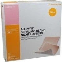 ALLEVYN Schaumverband Nicht Haftend 14x16cm, 12 Stück, Smith & Nephew GmbH