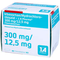 Irbesartan/Hydrochlorothiazid-1A Pharma 300/12.5mg, 98 st, 1 A Pharma GmbH