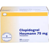 Clopidogrel Heumann 75 mg Filmtabletten, 50 Stk., Heumann Pharma GmbH & Co. Generica KG