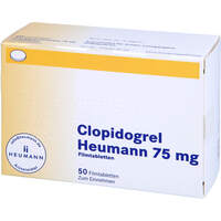 Clopidogrel Heumann 75 mg Filmtabletten, 50 Stk., Heumann Pharma GmbH & Co. Generica KG