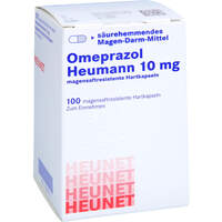 Omeprazol Heumann 10 mg magensaftres.Hartkap.NET, 100 st, Heunet Pharma GmbH
