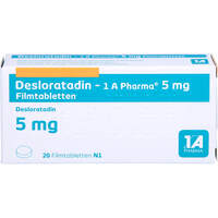 Desloratadin - 1 A Pharma 5 mg Filmtabletten, 20 Stk., 1 A Pharma GmbH