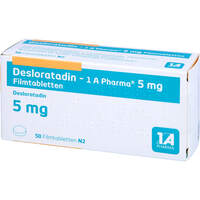 Desloratadin - 1 A Pharma 5 mg Filmtabletten, 50 st, 1 A Pharma GmbH