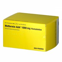 Metformin 1000mg AAA-Pharma Filmtabletten, 180 st, Aaa - Pharma GmbH
