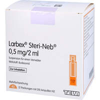 Larbex 0.5 mg/2 ml Steri-Neb Susp.f.Vernebler, 40x2 ml, TEVA GmbH