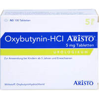 Oxybutynin-HCL Aristo 5mg Tabletten, 100 st, Aristo Pharma GmbH