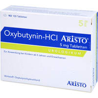 Oxybutynin-HCL Aristo 5mg Tabletten, 100 st, Aristo Pharma GmbH